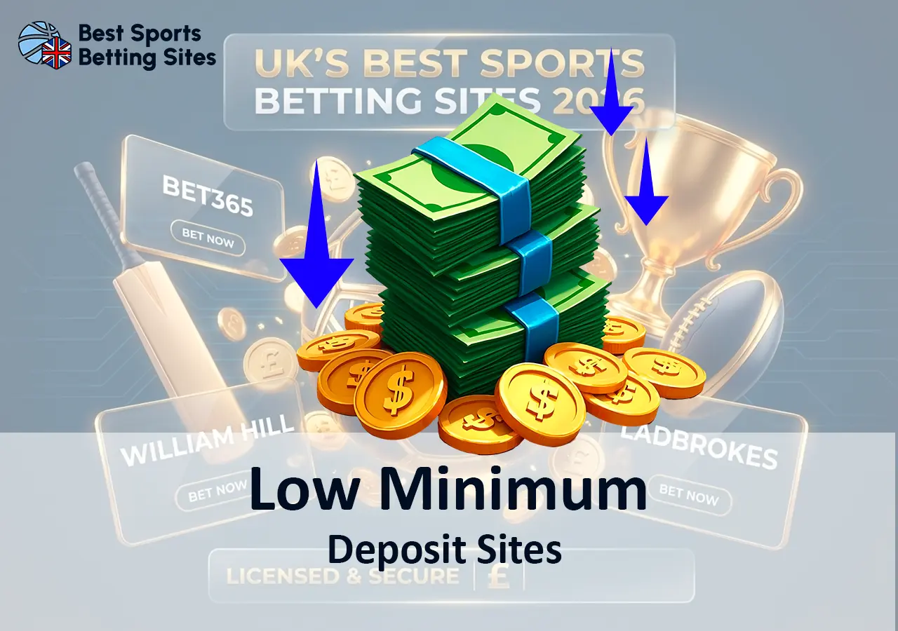 Best UK sports betting sites with low minimum deposit limits for budget players.